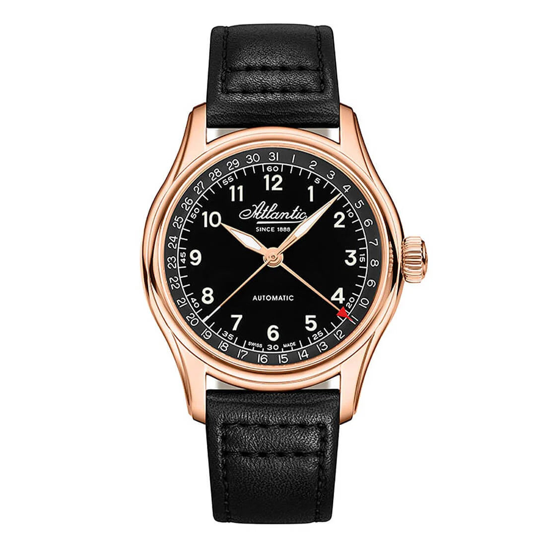 Montre Atlantic Worldmaster Automatique Noir 40mm