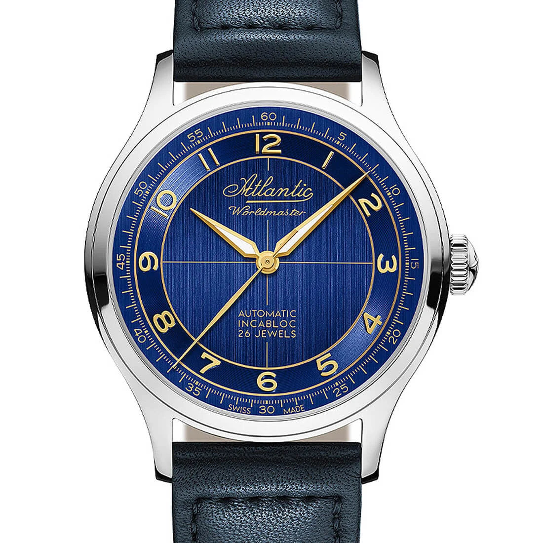 Montre Atlantic Worldmaster Automatique Bleu 39mm
