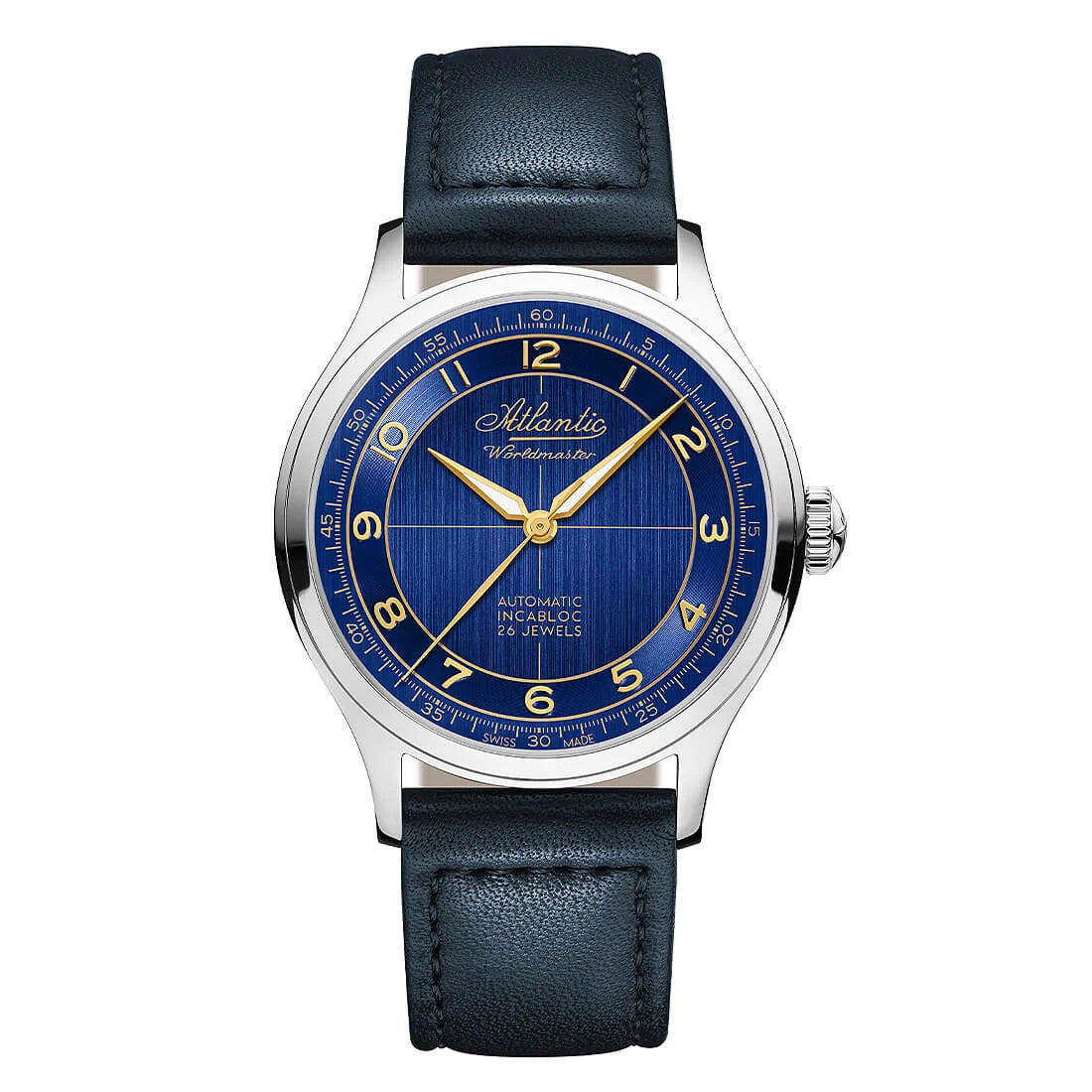 Montre Atlantic Worldmaster Automatique Bleu 39mm
