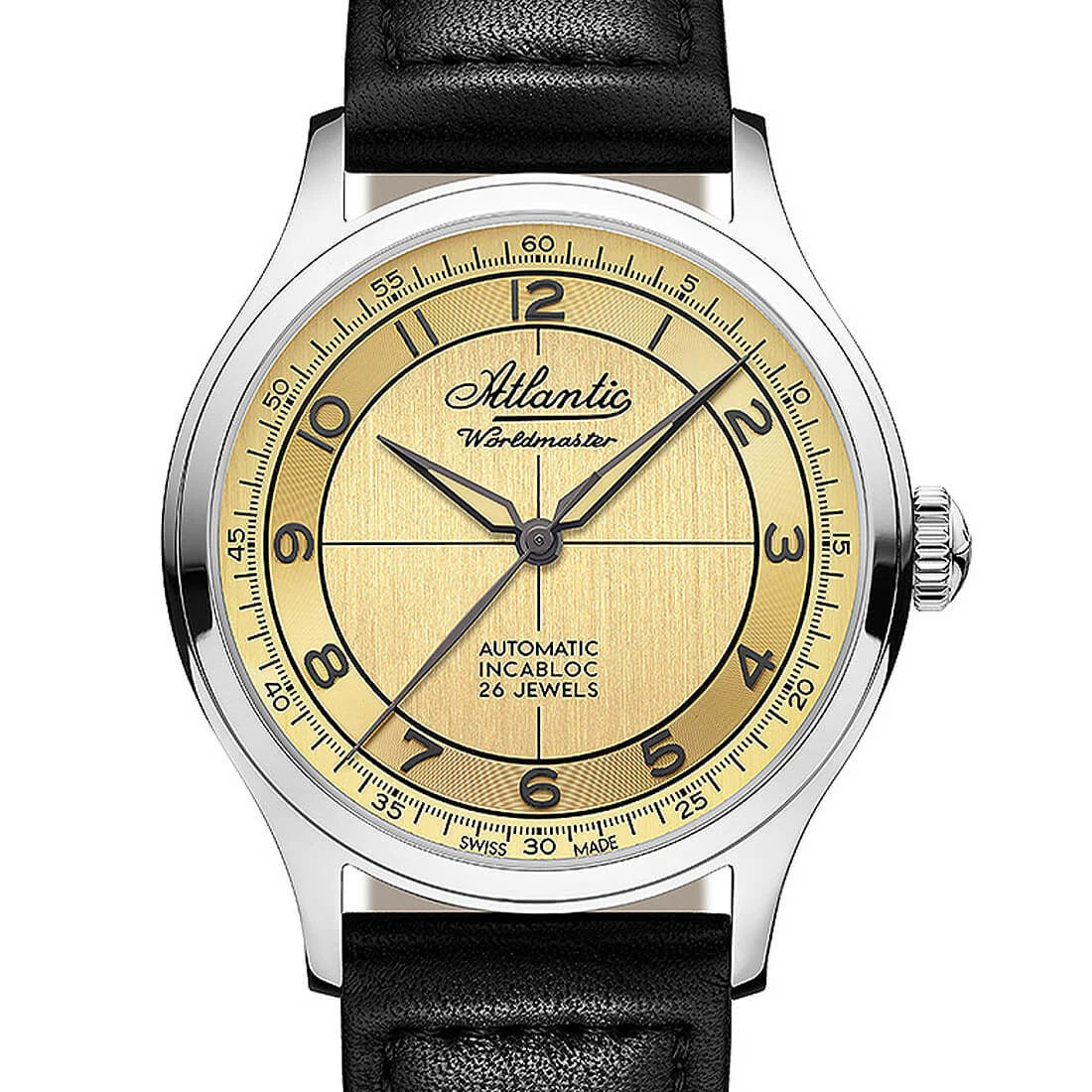 Montre Atlantic Worldmaster Automatique Or 39mm