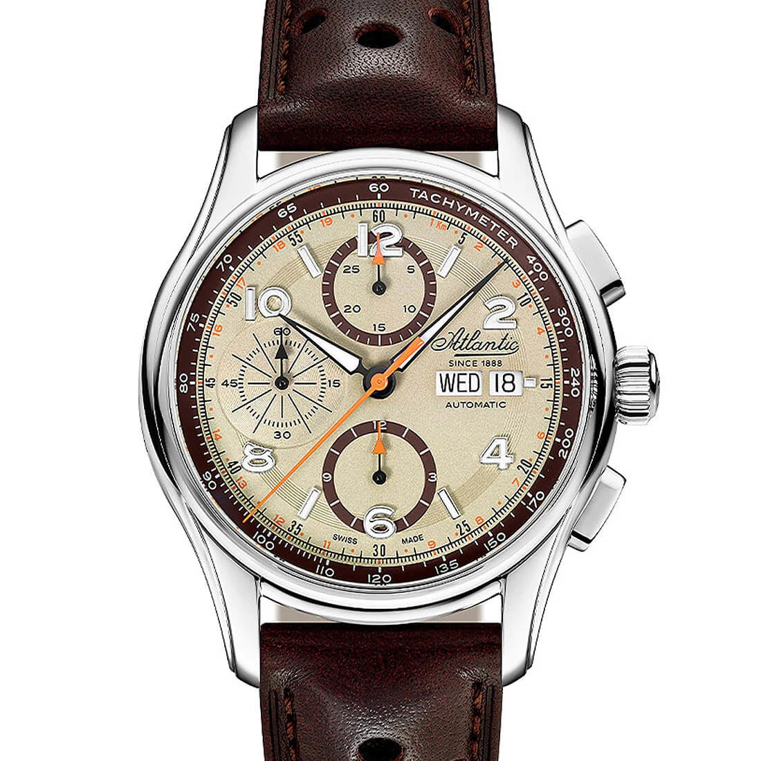 Montre Atlantic Worldmaster Automatique Multicolore 42mm