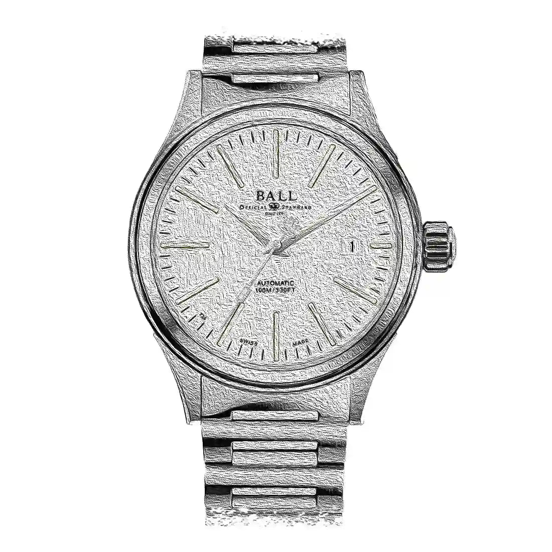 BALL Watch Fireman Automatic White 40mm