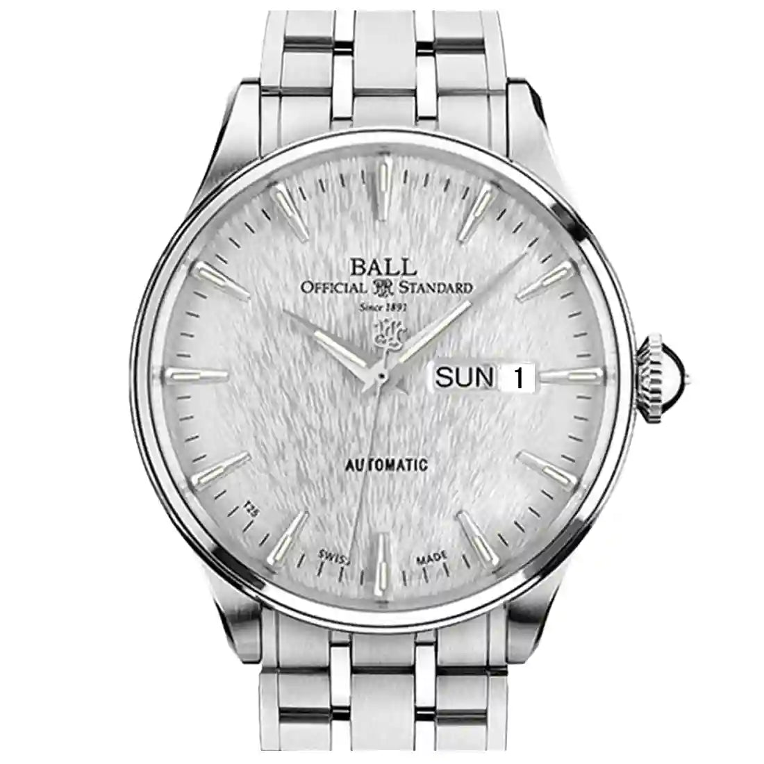 BALL Watch Trainmaster Automatic Silver 40mm