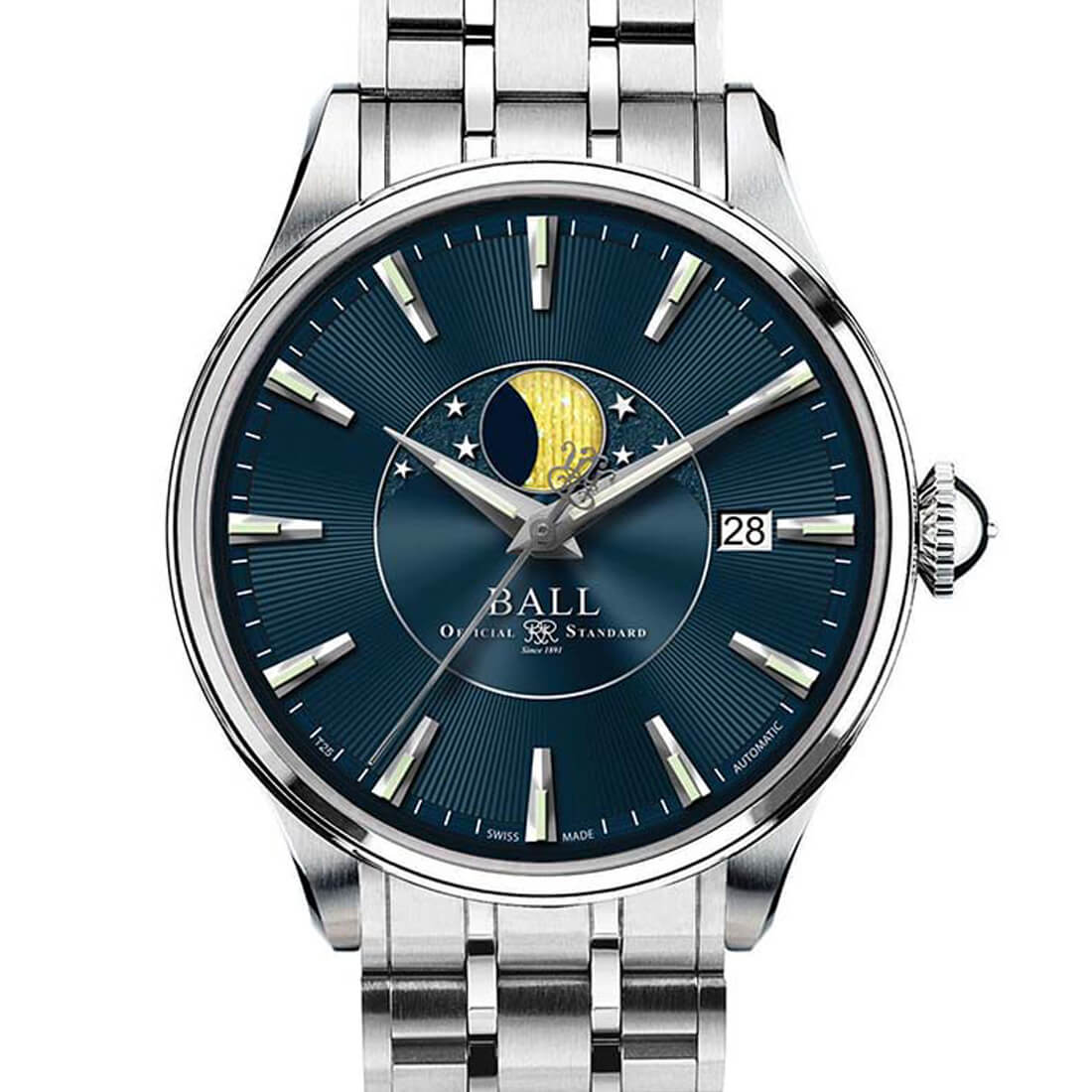 BALL Watch Trainmaster Automatic Blue 40mm