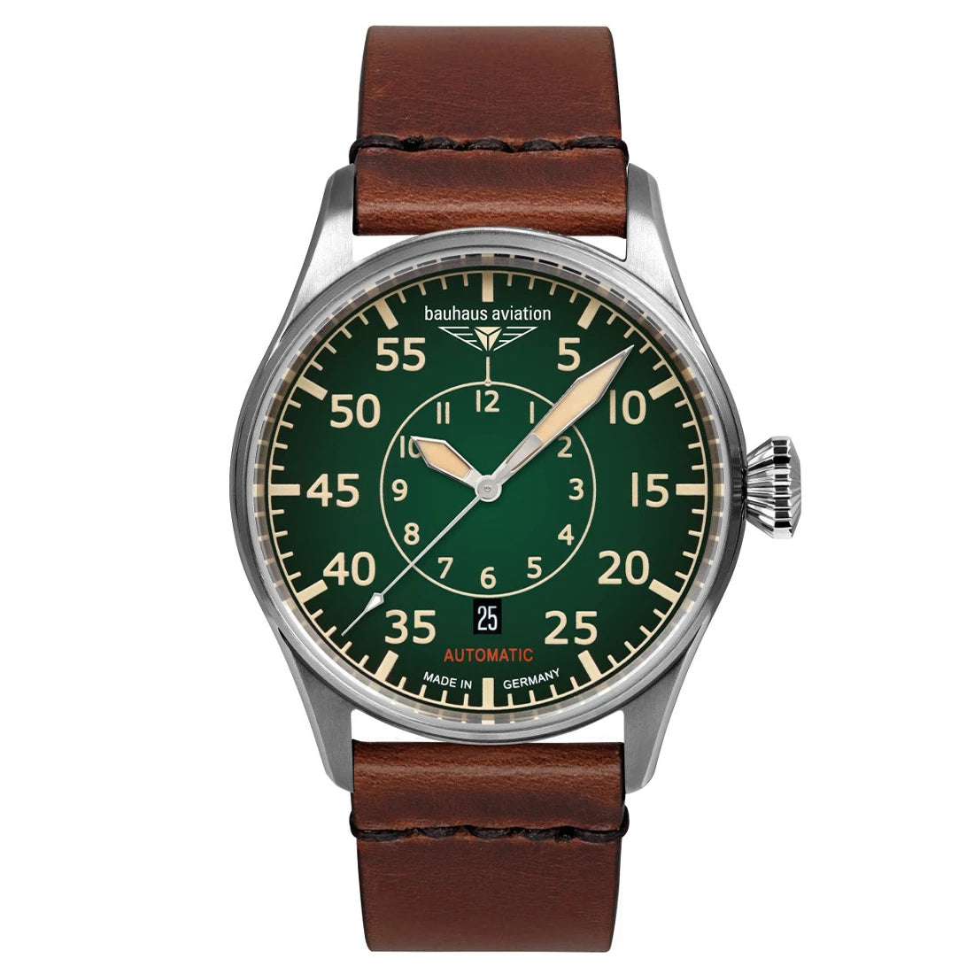 Bauhaus Aviation Flight Control 2756 Automatic Green 42mm