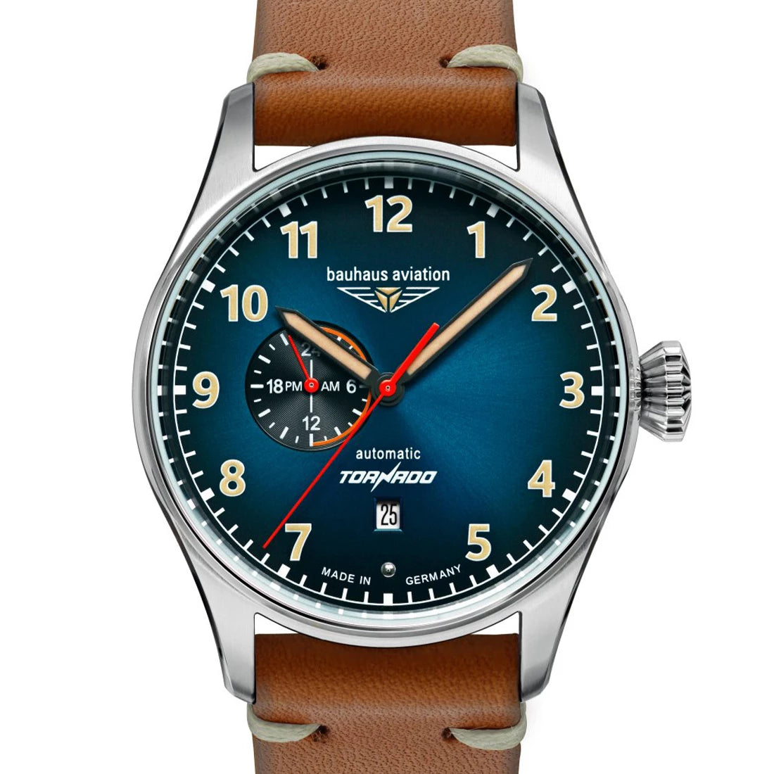 Bauhaus Aviation Tornado 2764 Automatic Blue 42mm