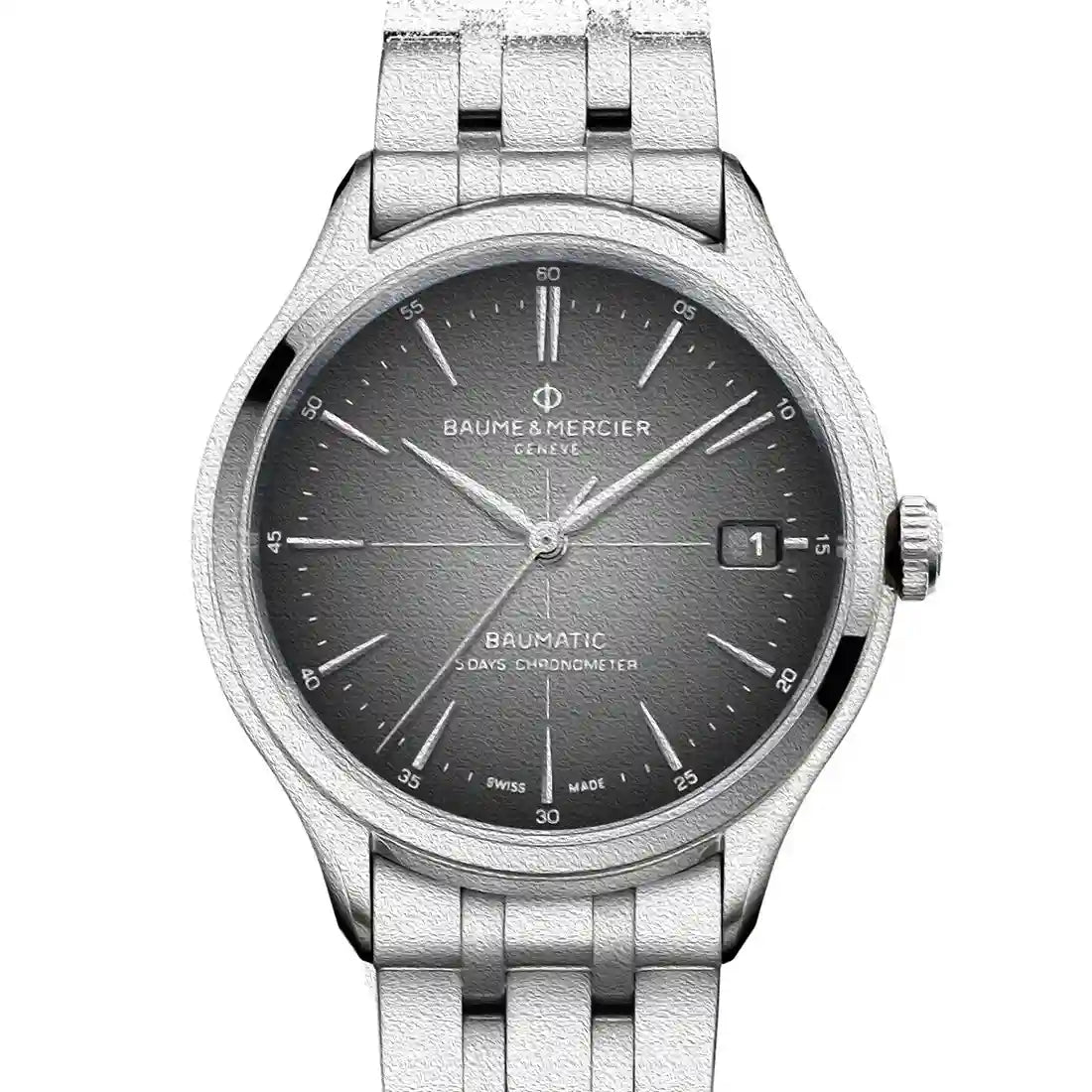 Baume & Mercier Clifton Automatic Grijs 40 mm