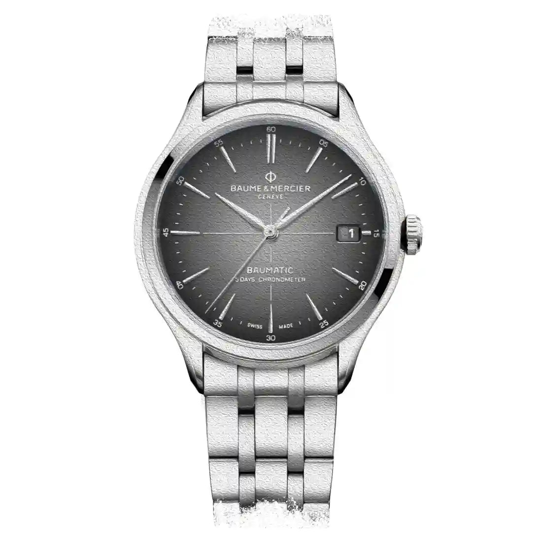 Baume & Mercier Clifton Automatic Grijs 40 mm