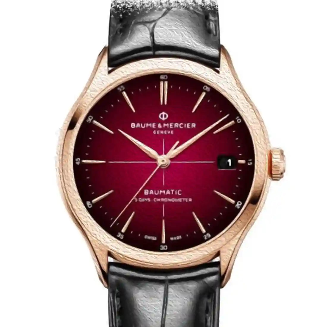 Baume & Mercier Clifton Automatic Bordeauxrood 39 mm