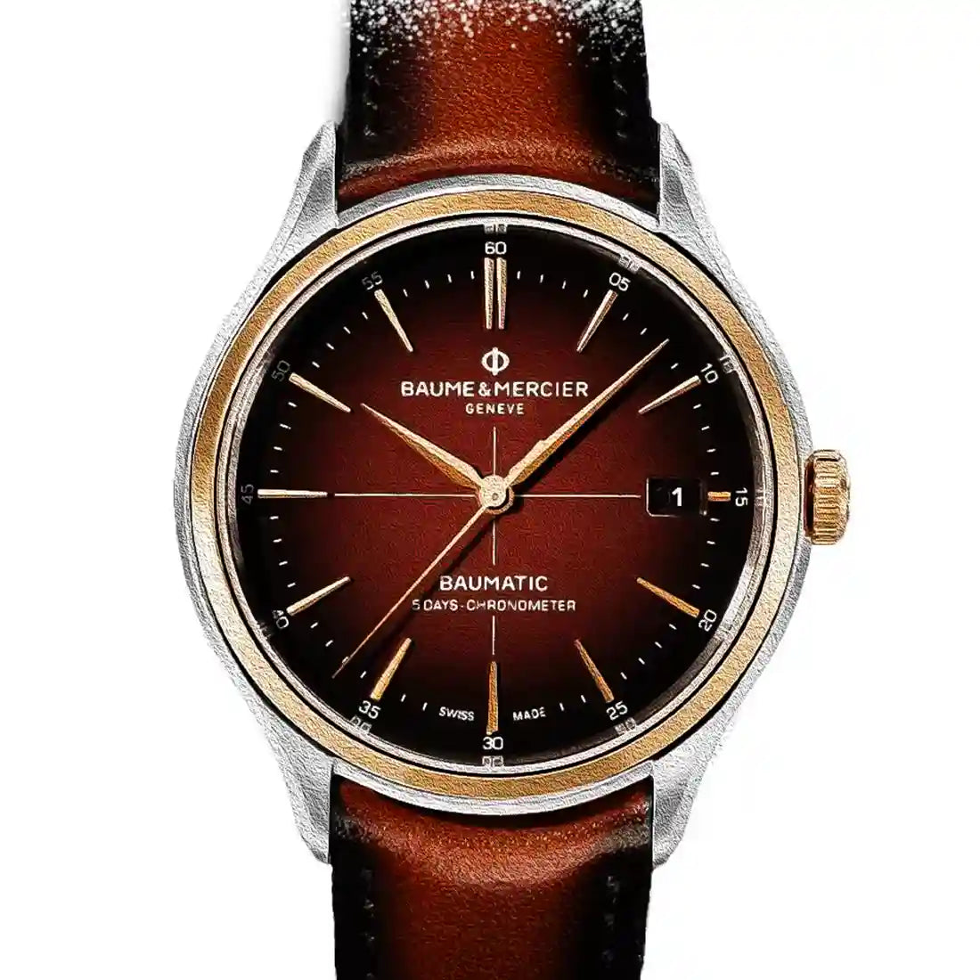 Baume & Mercier Clifton Automatic Burgundy 40mm