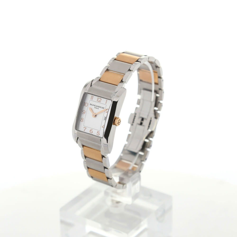Baume & Mercier Hampton Quartz Zilver 35 mm