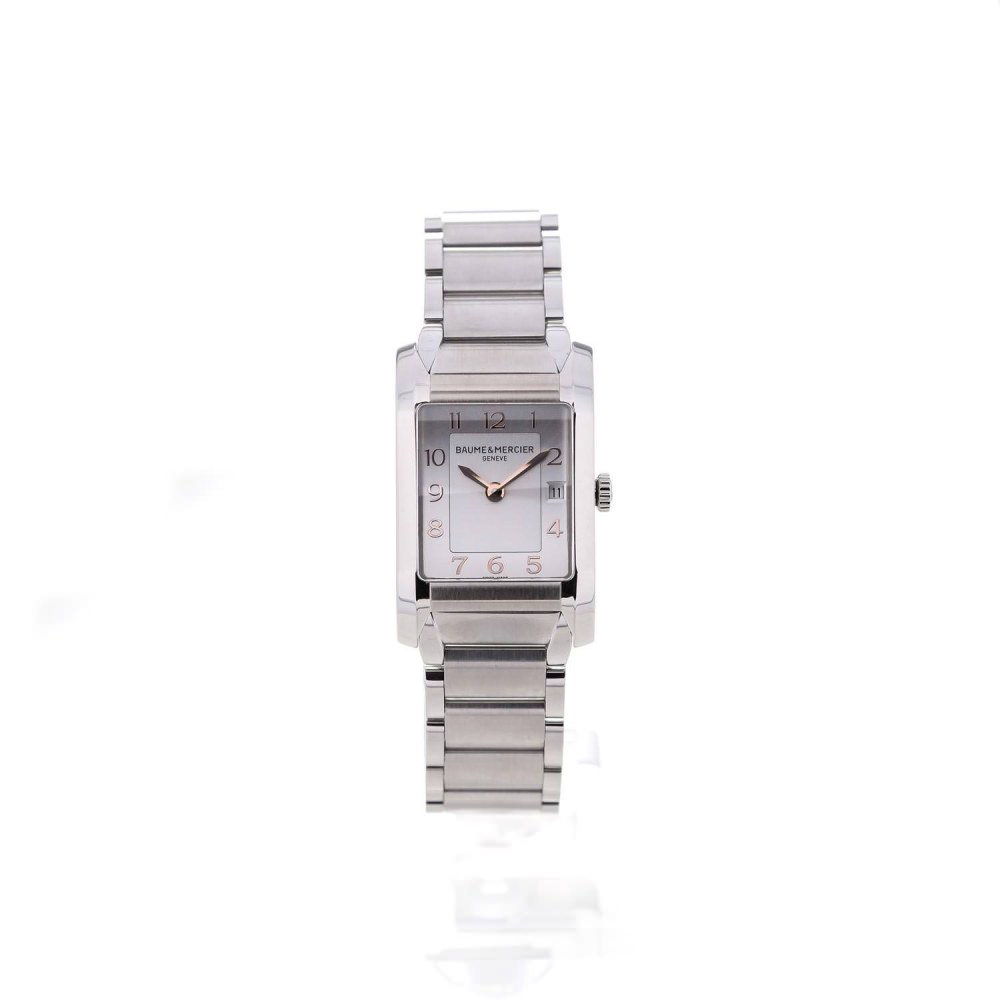 Baume & Mercier Hampton Quartz Zilver 35 mm