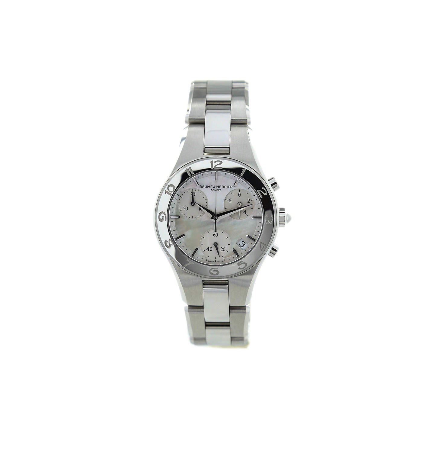 Baume & Mercier Linea Quartz met parelmoer, 32 mm