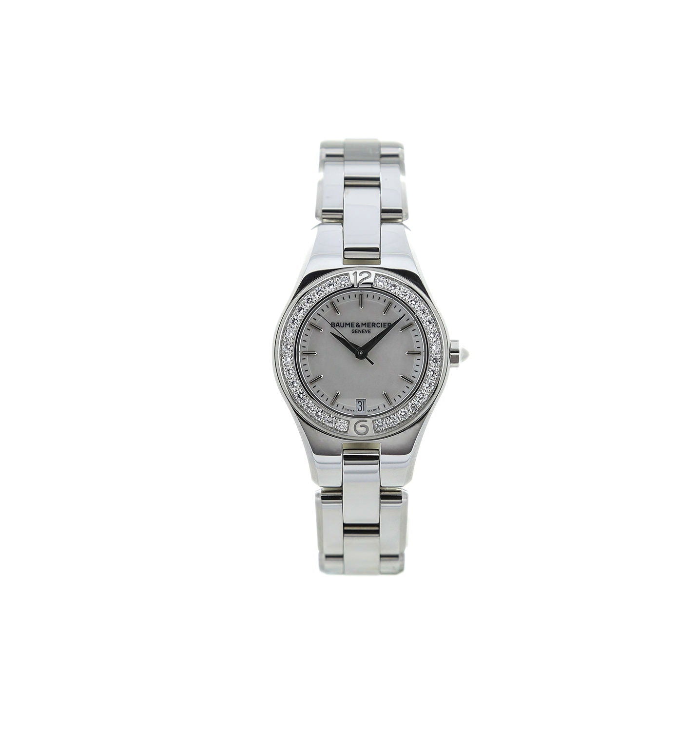 Baume & Mercier Linea Quartz met parelmoer, 27 mm