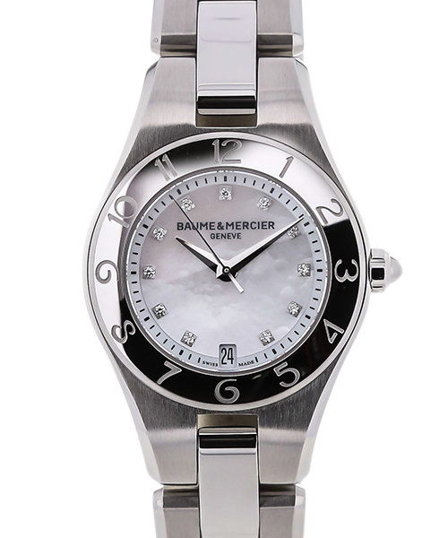 Baume & Mercier Linea Quartz met parelmoer, 27 mm