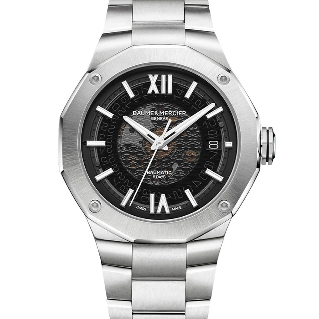 Baume & Mercier Riviera Automatik Grau 42mm