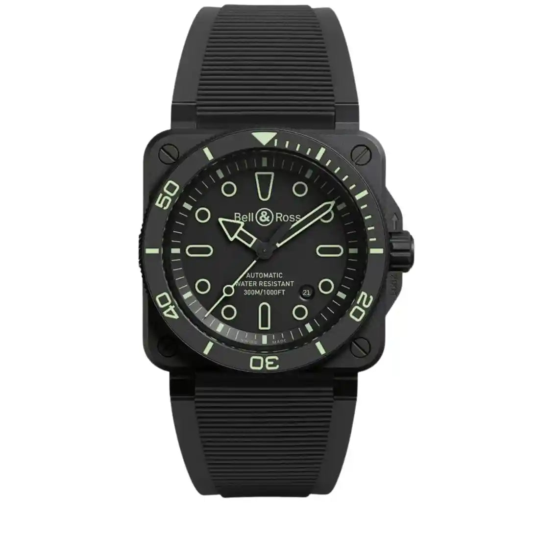 Bell & Ross BR-03 Diver Lum Outline Automatic Black 42mm