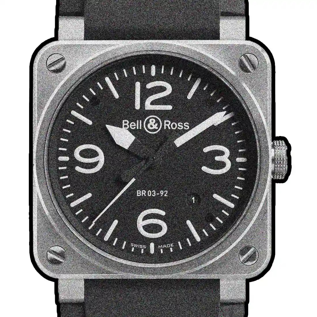 Bell & Ross BR 03 Automatik Schwarz