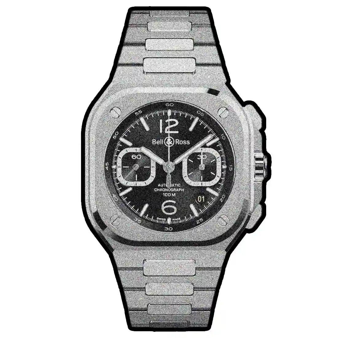 Bell & Ross BR 05 Automatik Schwarz