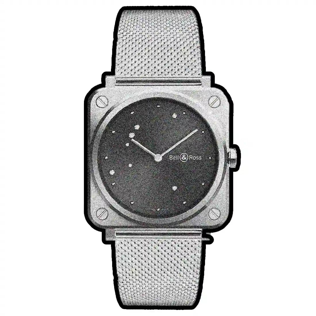 Bell & Ross Br S Quarz Grau