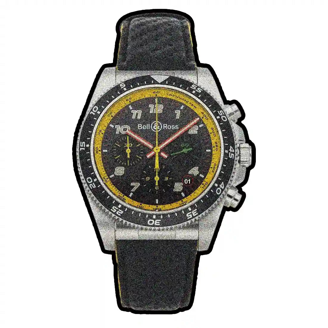 Bell & Ross Instruments Automatik Grau