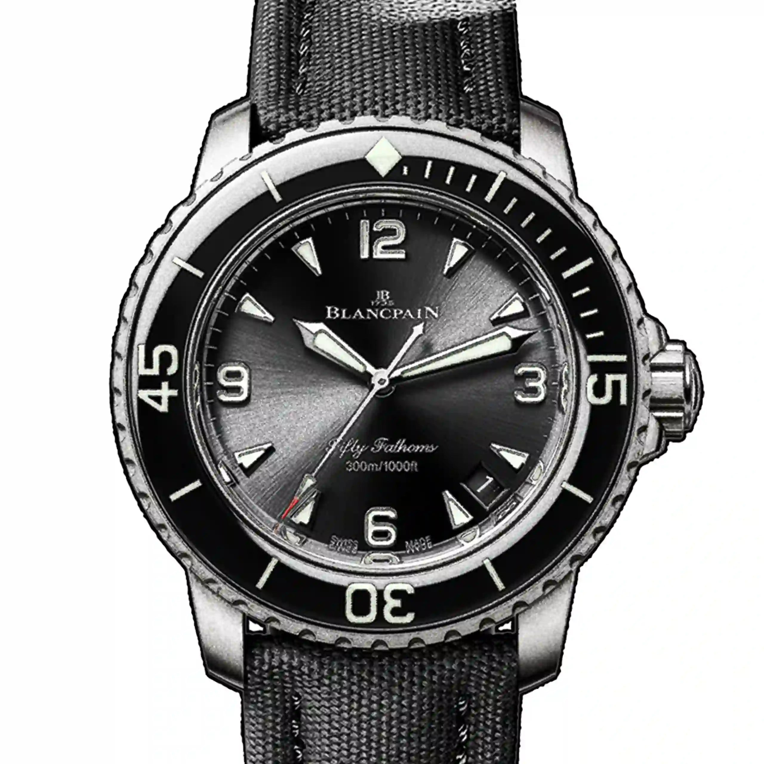 Blancpain Fifty Fathoms Automatic Zwart 42 mm