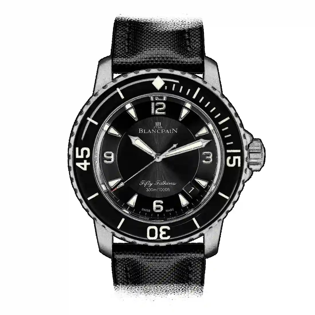 Blancpain Fifty Fathoms Automatic Zwart 45 mm