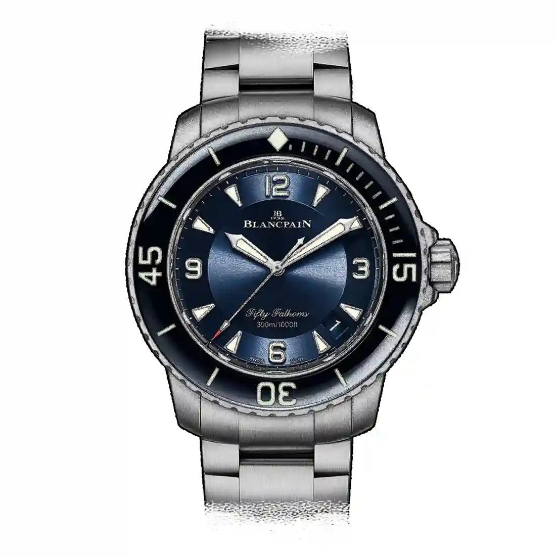 Blancpain Fifty Fathoms Automatic Zwart 45 mm