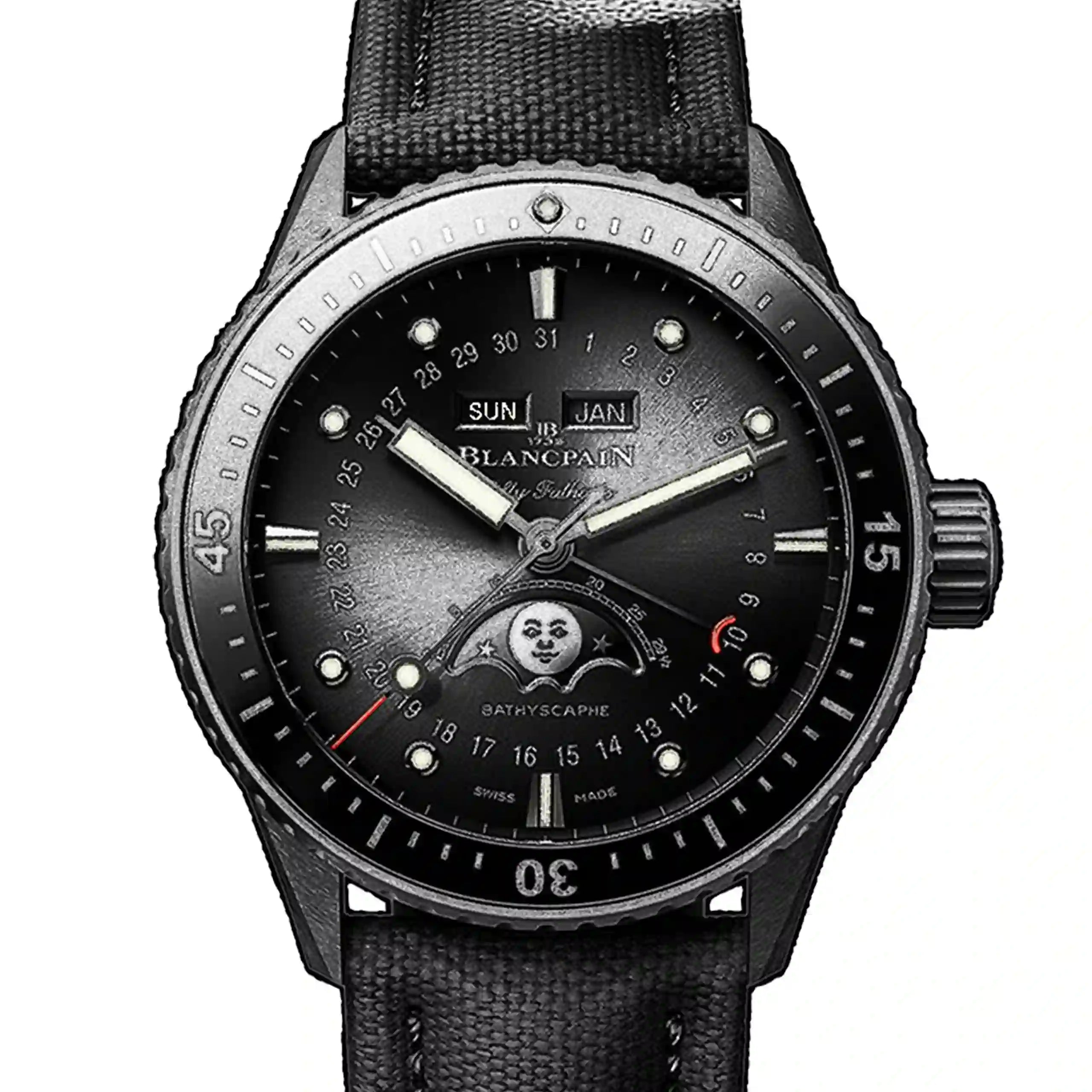 Blancpain Fifty Fathoms Automatic Zwart 44 mm