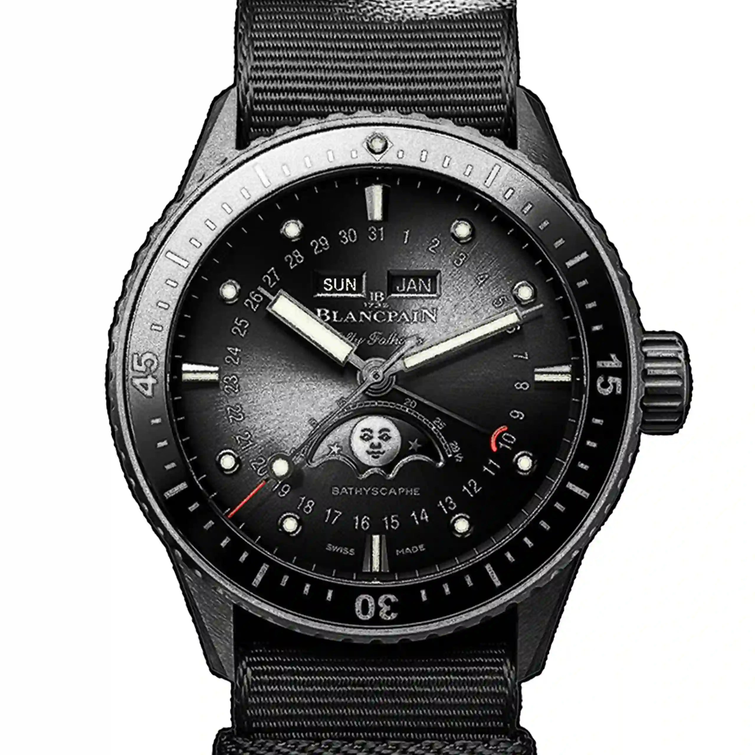 Blancpain Fifty Fathoms Automatic Zwart 44 mm