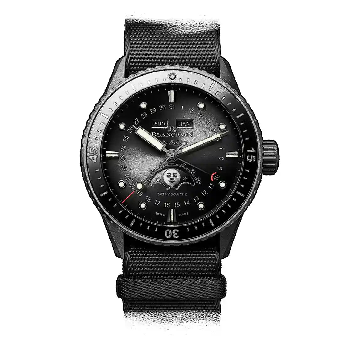 Blancpain Fifty Fathoms Automatic Zwart 44 mm