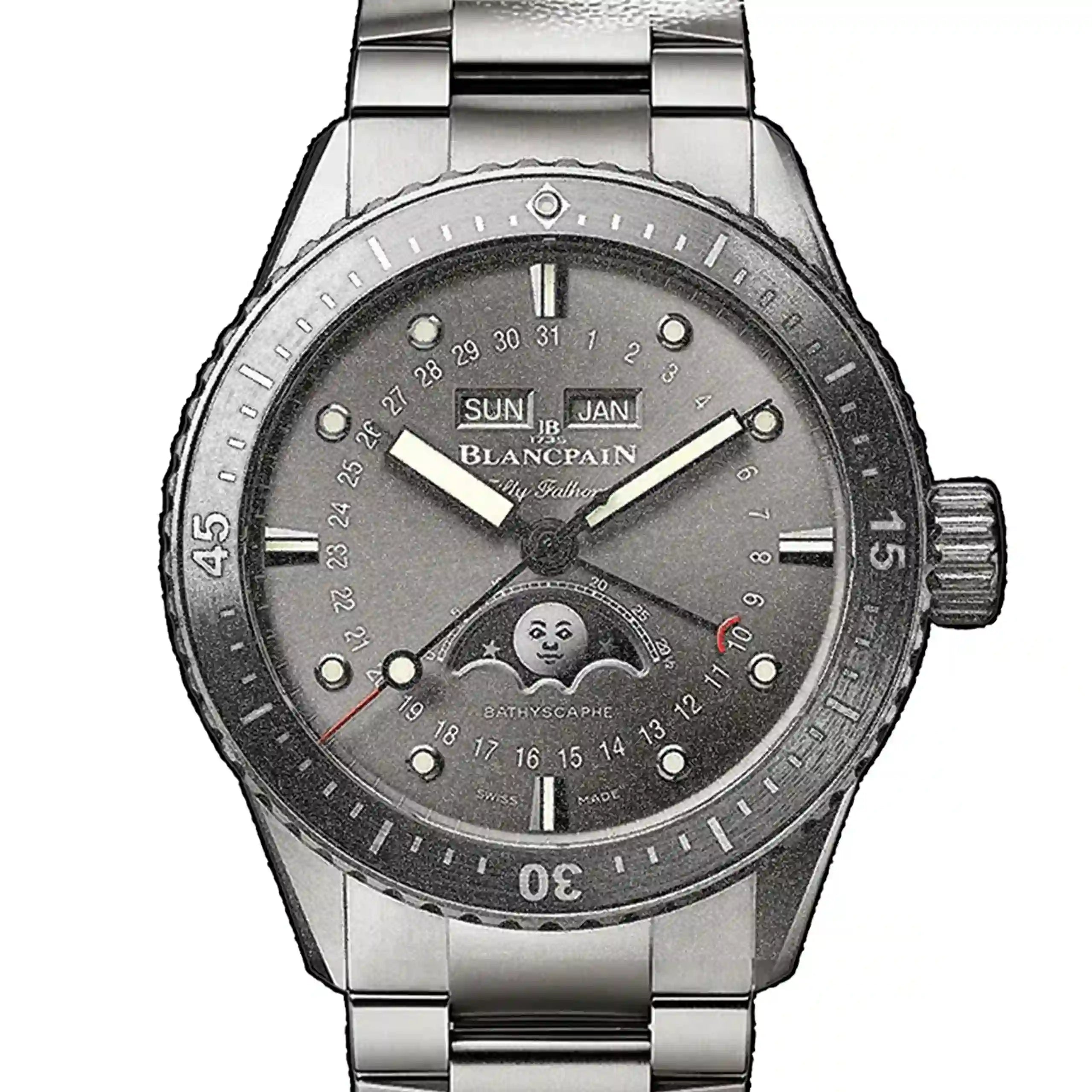 Blancpain Fifty Fathoms Automatic Grijs 43 mm