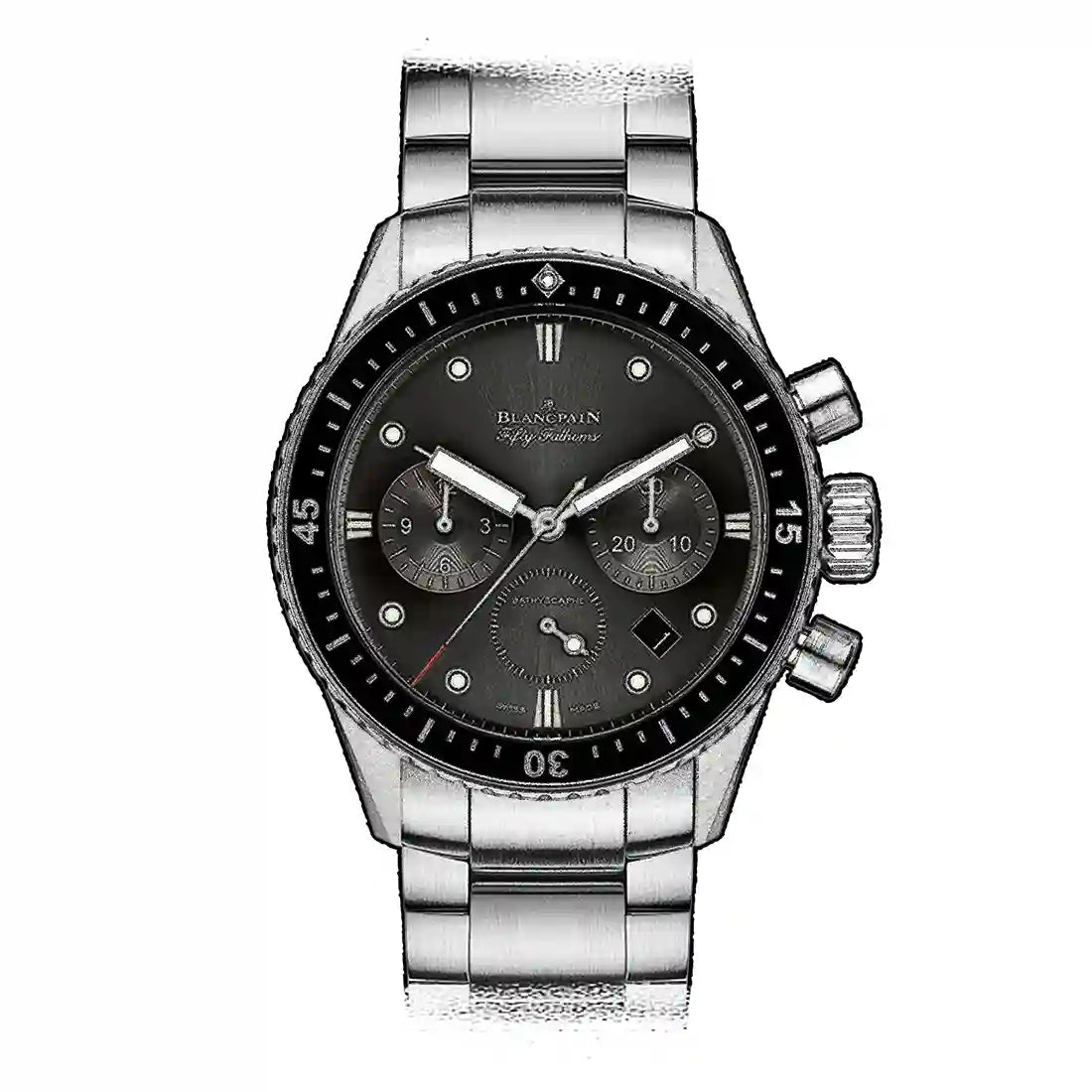 Blancpain Fifty Fathoms Automatic Zwart 43 mm