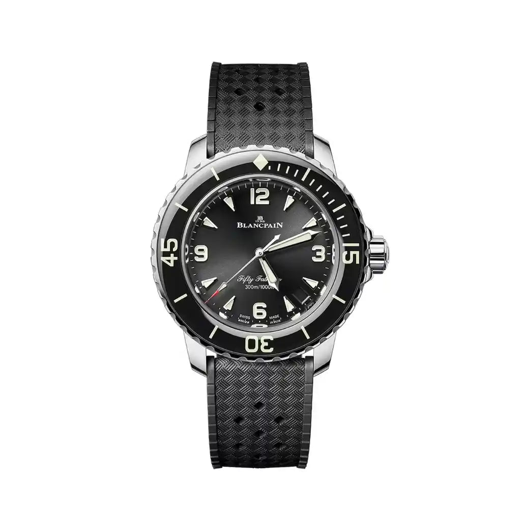 Blancpain Fifty Fathoms 5007 1130 B64A – Uhr mit Schwarz , Edelstahl, 38 mm