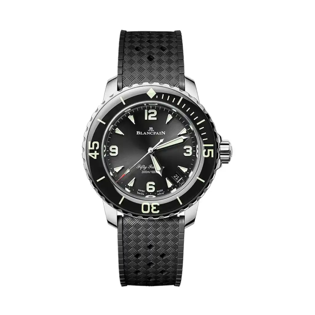 Blancpain Fifty Fathoms 5007 1130 B64B – Uhr mit Schwarz , Edelstahl, 38 mm