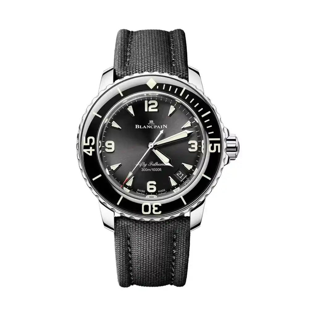 Blancpain Fifty Fathoms 5010 1130 B52B – Uhr mit Schwarz und Edelstahlgehäuse, 42 mm
