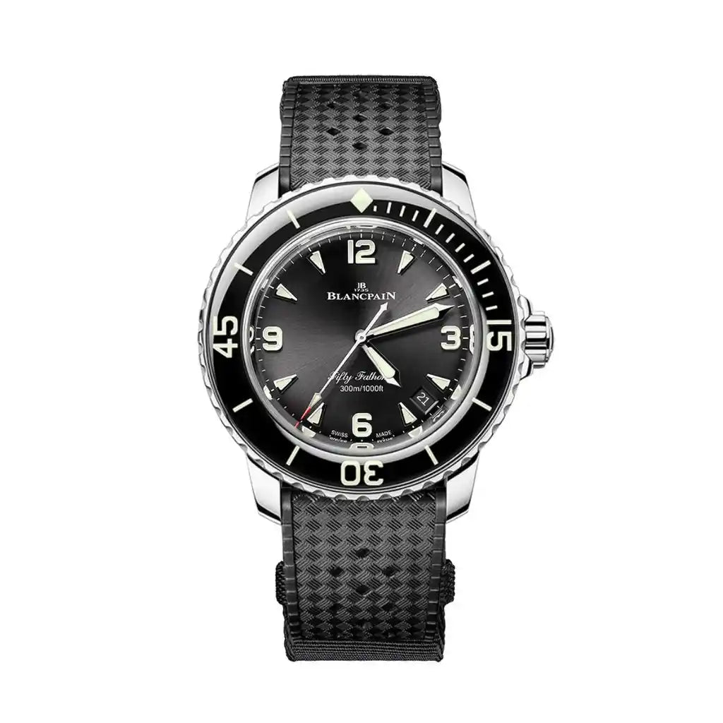 Blancpain Fifty Fathoms 5010 1130 B64B – Uhr mit Schwarz und Edelstahlgehäuse, 42 mm