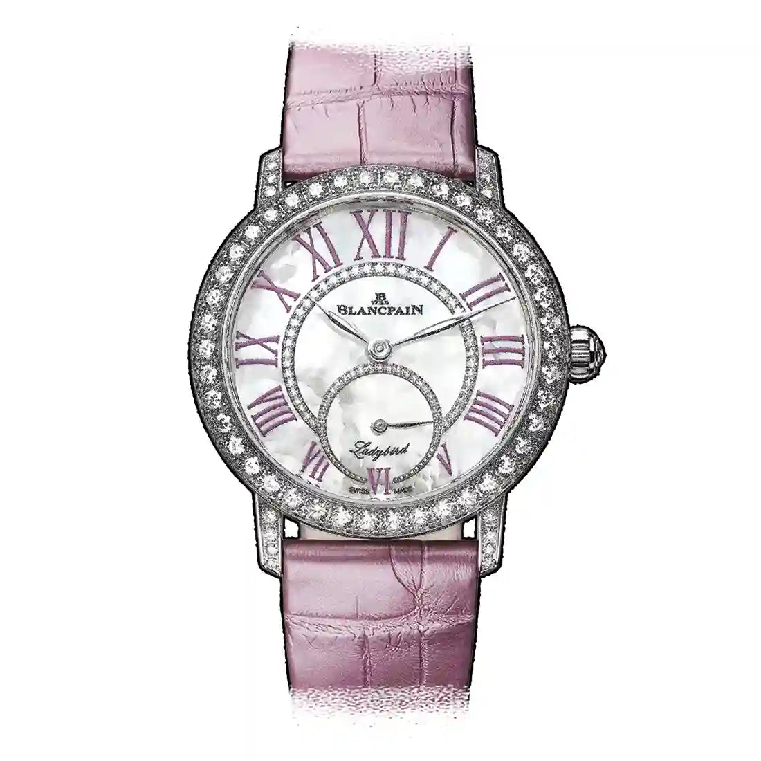 Blancpain Ladybird Automatic met parelmoer, 35 mm