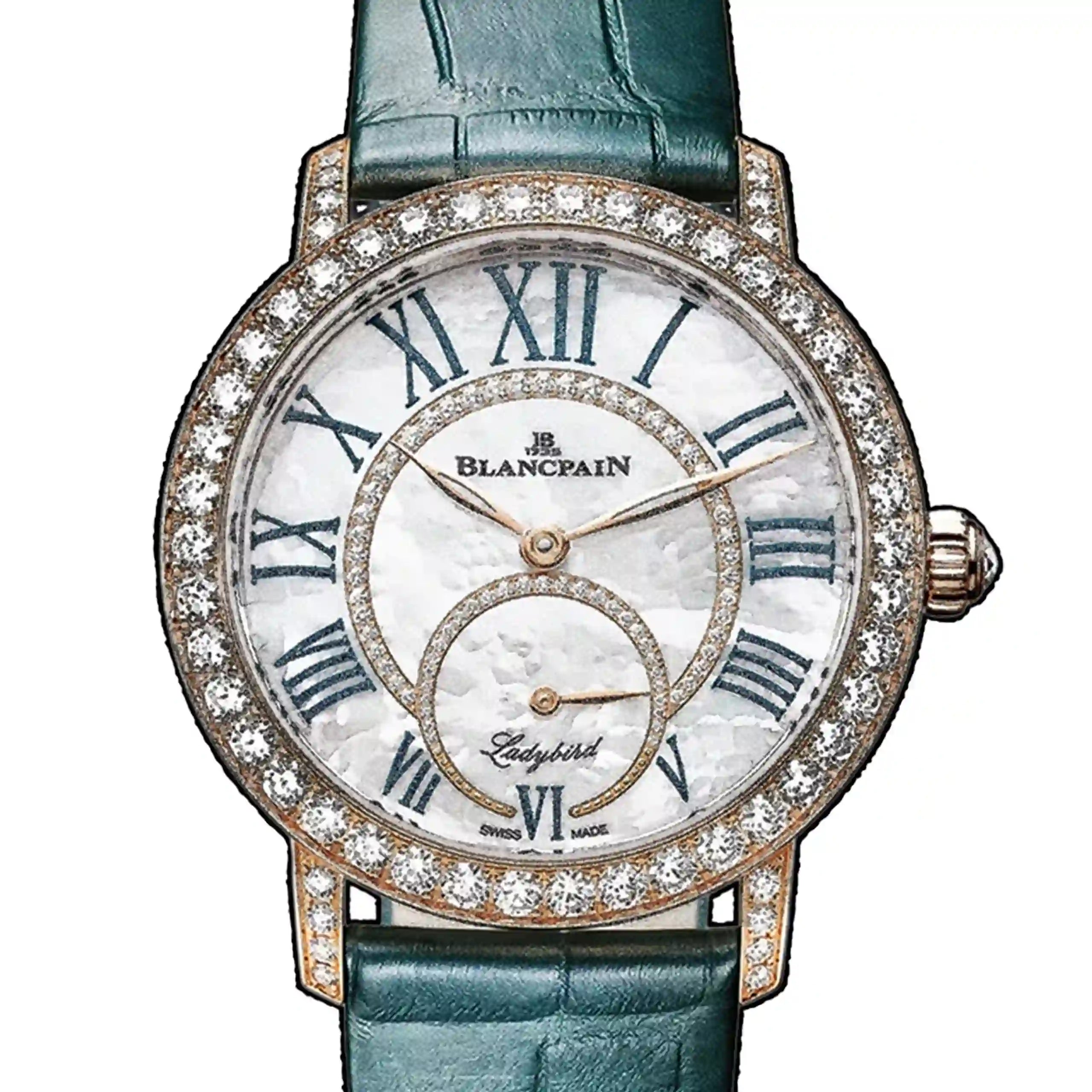 Blancpain Ladybird Automatic met parelmoer, 35 mm