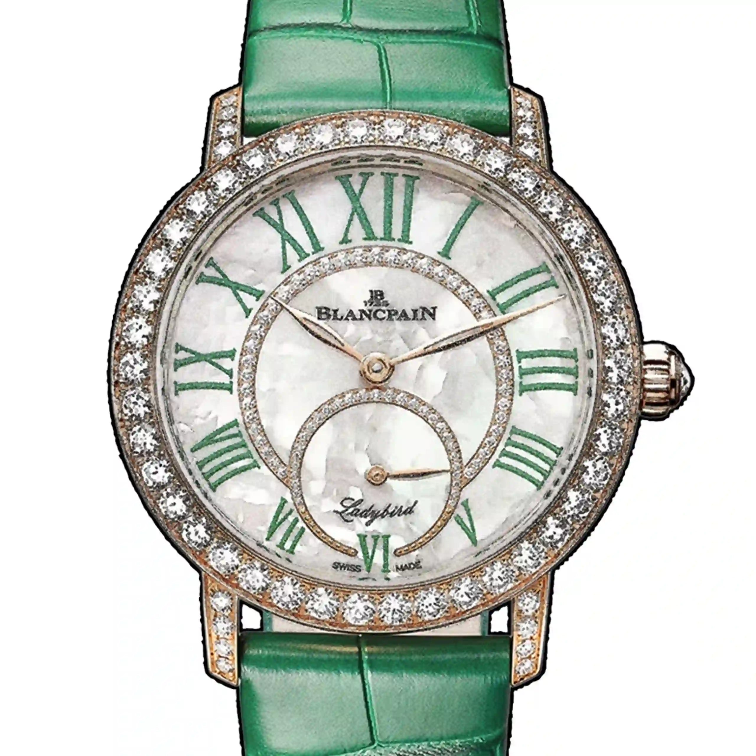 Blancpain Ladybird Automatic met parelmoer, 35 mm