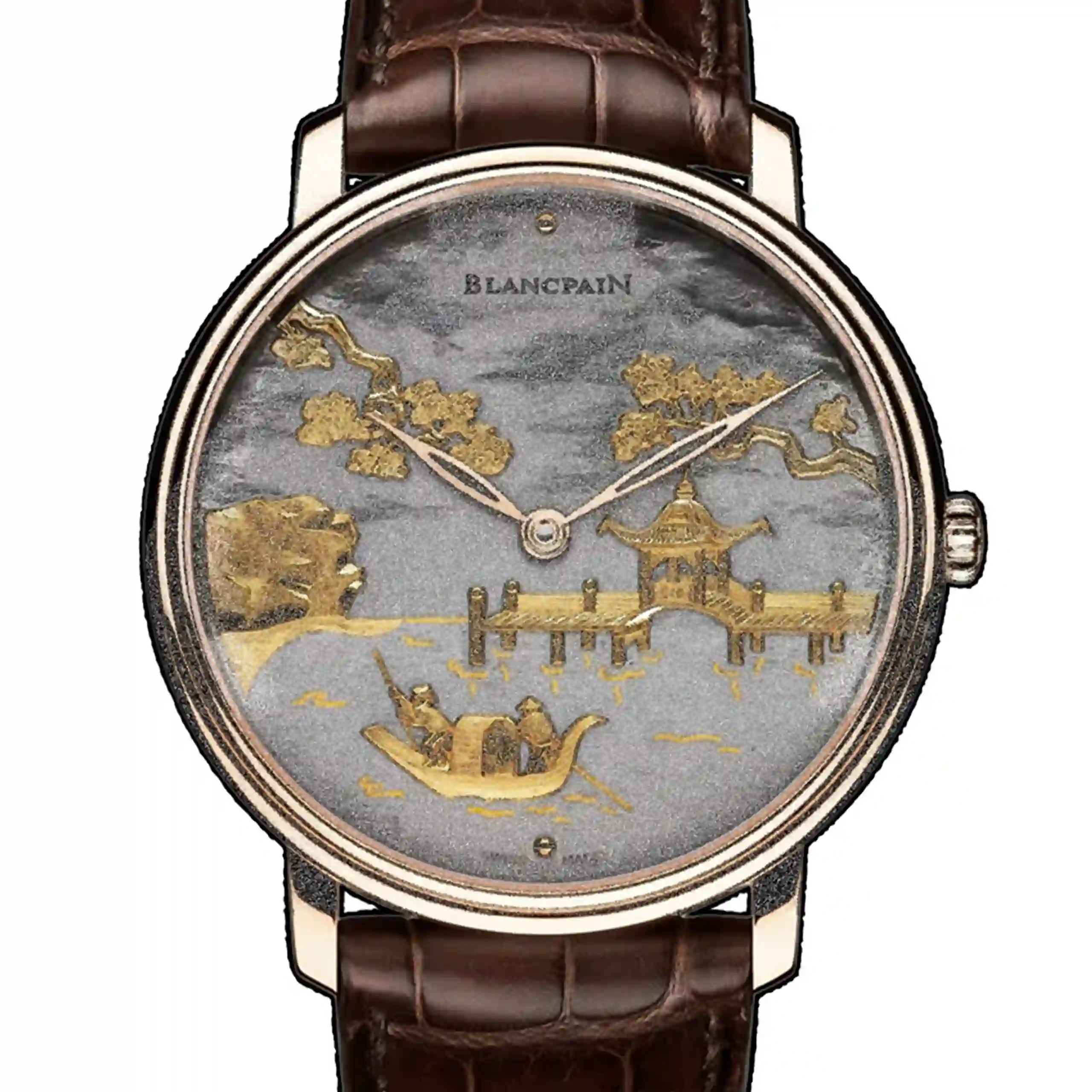 Blancpain Métiers d'Art Handaufzug Grau