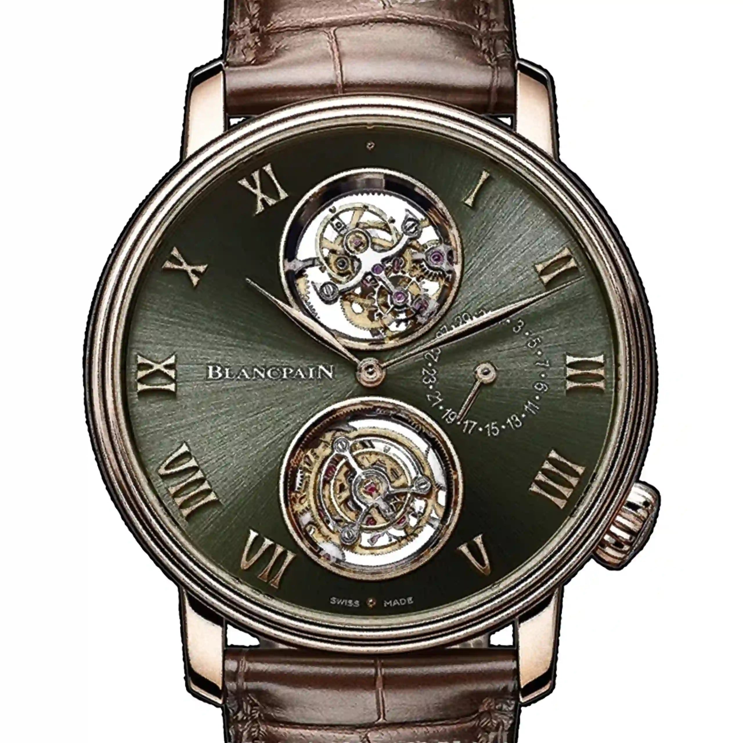 Blancpain Villeret Handaufzug Grün