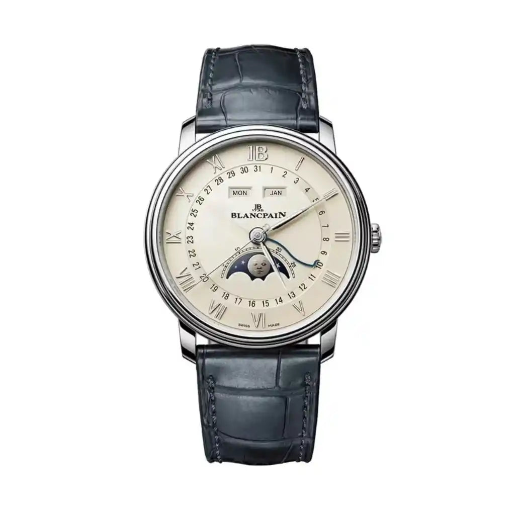 Blancpain Villeret 6654N 1142 55B – 40mm mit Silber und Edelstahlgehäuse, 40mm