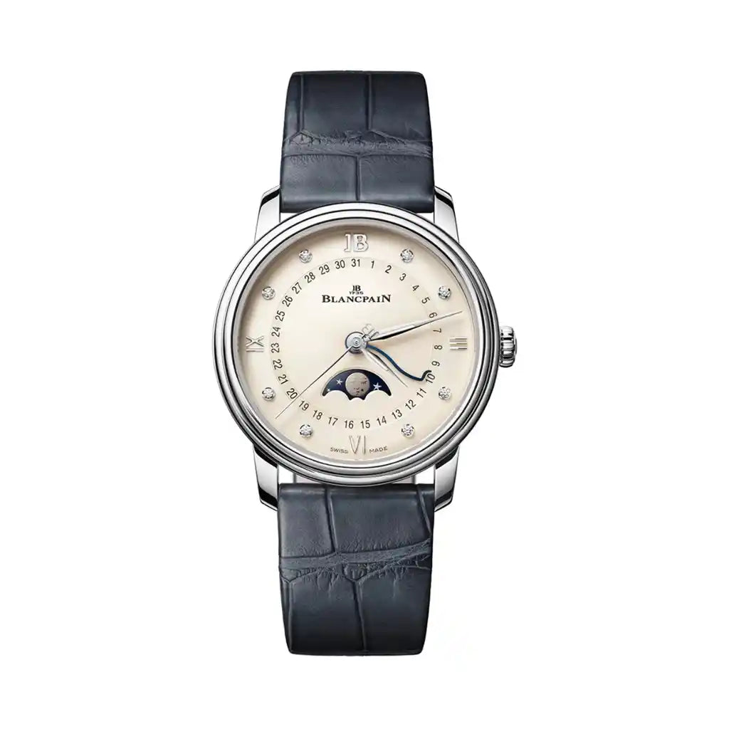 Blancpain Villeret 6126N 1187 55B – Uhr mit Silber und Edelstahlgehäuse, 33 mm