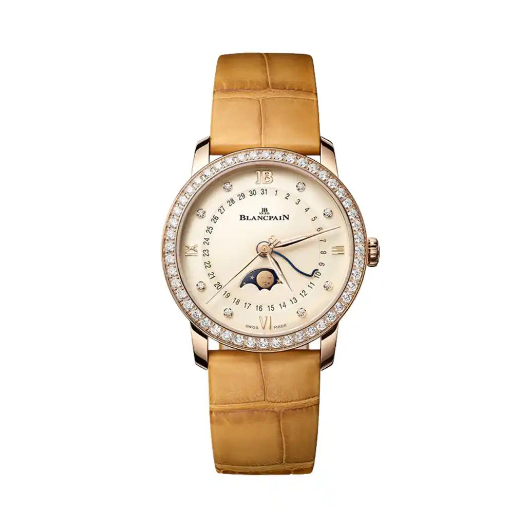 Blancpain Villeret 6126N 2987 55B Uhr mit Silber und Roségold