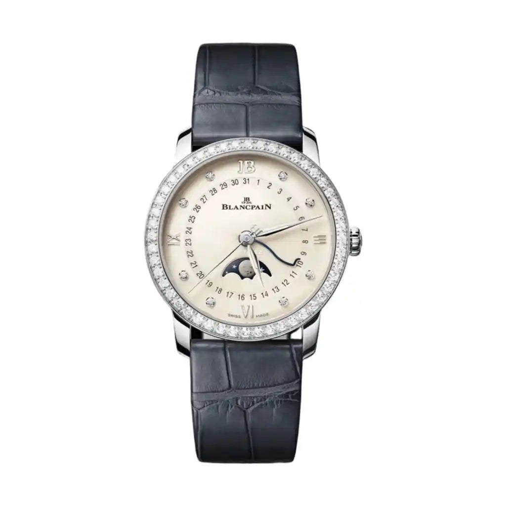 Blancpain Villeret 6126N 4687 55B – Uhr mit Silber und Edelstahlgehäuse, 33 mm
