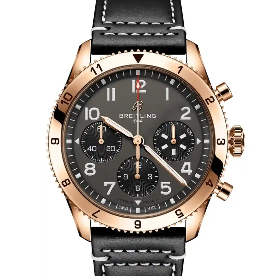 Breitling Classic AVI Automatik Schwarz