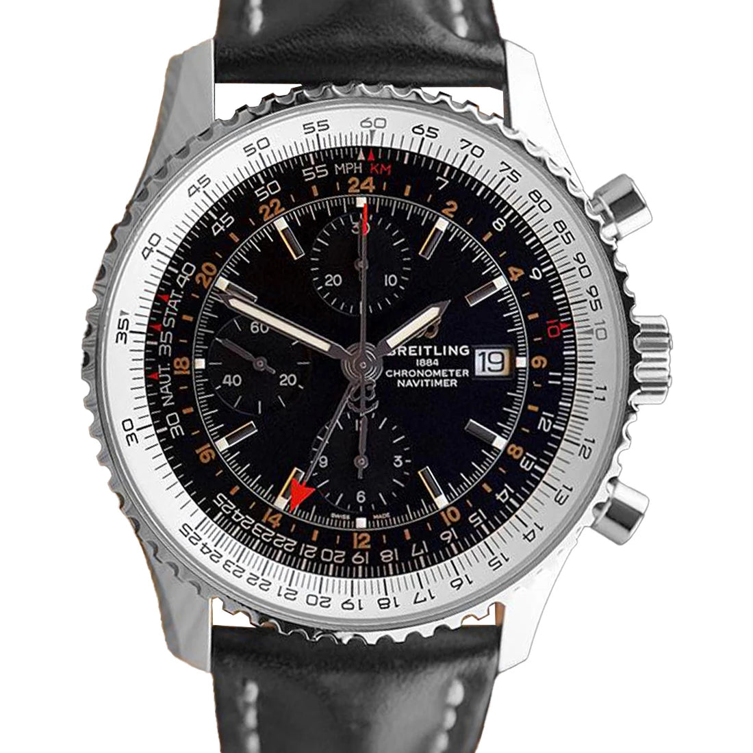 Breitling Navitimer Automatik Schwarz