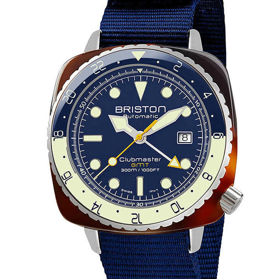 Briston Clubmaster Diver Pro Gmt Automatique Bleu 44mm