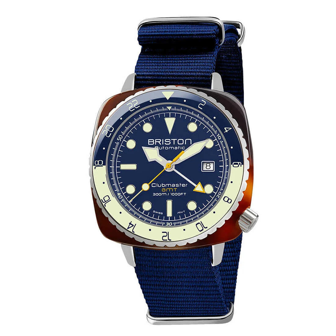 Briston Clubmaster Diver Pro Gmt Automatique Bleu 44mm